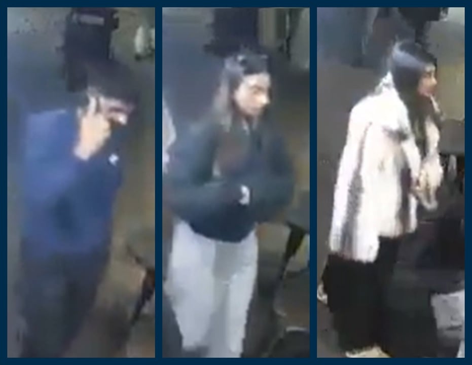 Image of three people police want to identify