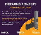 Firearms amnesty 2026 